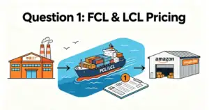 Can you give me separate quotes for FCL and LCL from major ports to my target FBA warehouses? 