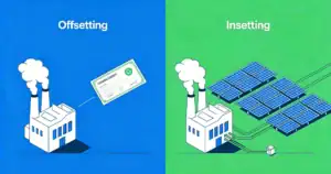  Insetting connects green power to a factory, a method freight forwarders recommend over offsetting.