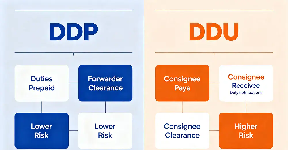 DDP and DDU side-by-side comparison