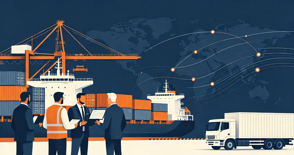 Professional freight forwarder ensuring cargo moves reliably.