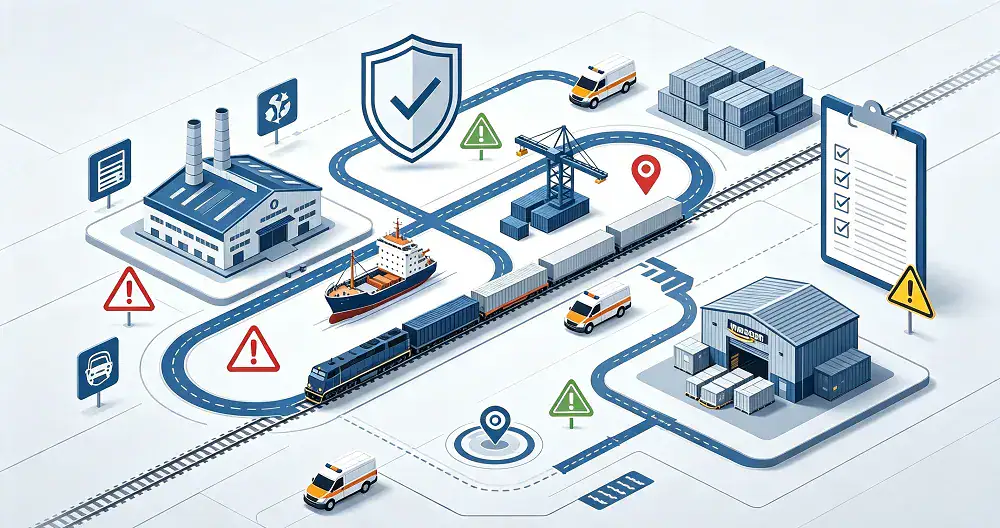 Resilient supply chain avoids delays and risks.
