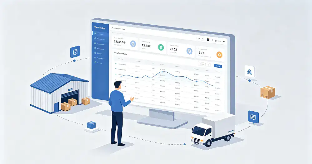 Seller checks FBA shipment status on dashboard overview