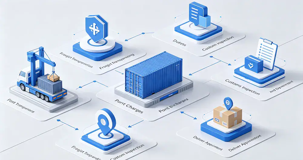 Transparent freight cost breakdown and surcharge clarity.